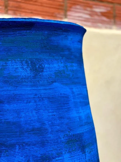 Stamnosa II en couverte bleue intense — détail 1